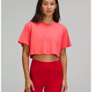 Lululemon All Yours Crop Tee